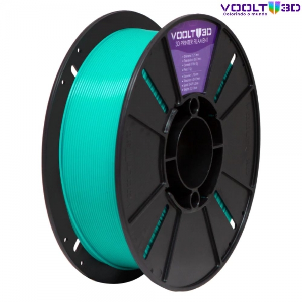 Filamento PLA Verde Tiffany High Speed Premium - 1Kg