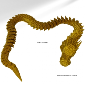 Dragão Chinês Articulado 3D – 45 cm