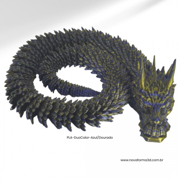 Dragão Chinês Articulado 3D – 45 cm