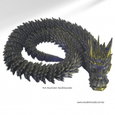 Dragão Chinês Articulado 3D – 45 cm