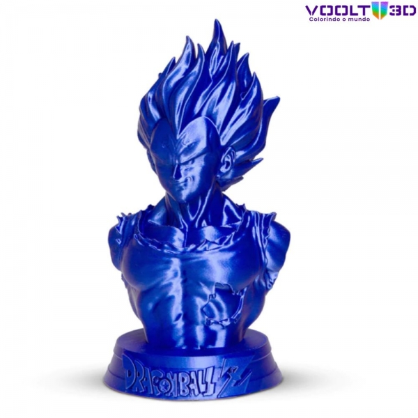 Filamento PLA Azul Safira V-Silk High Speed Premium - 1Kg