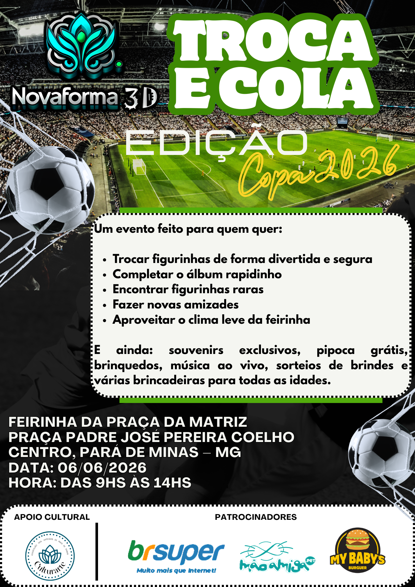 Evento Troca e Cola