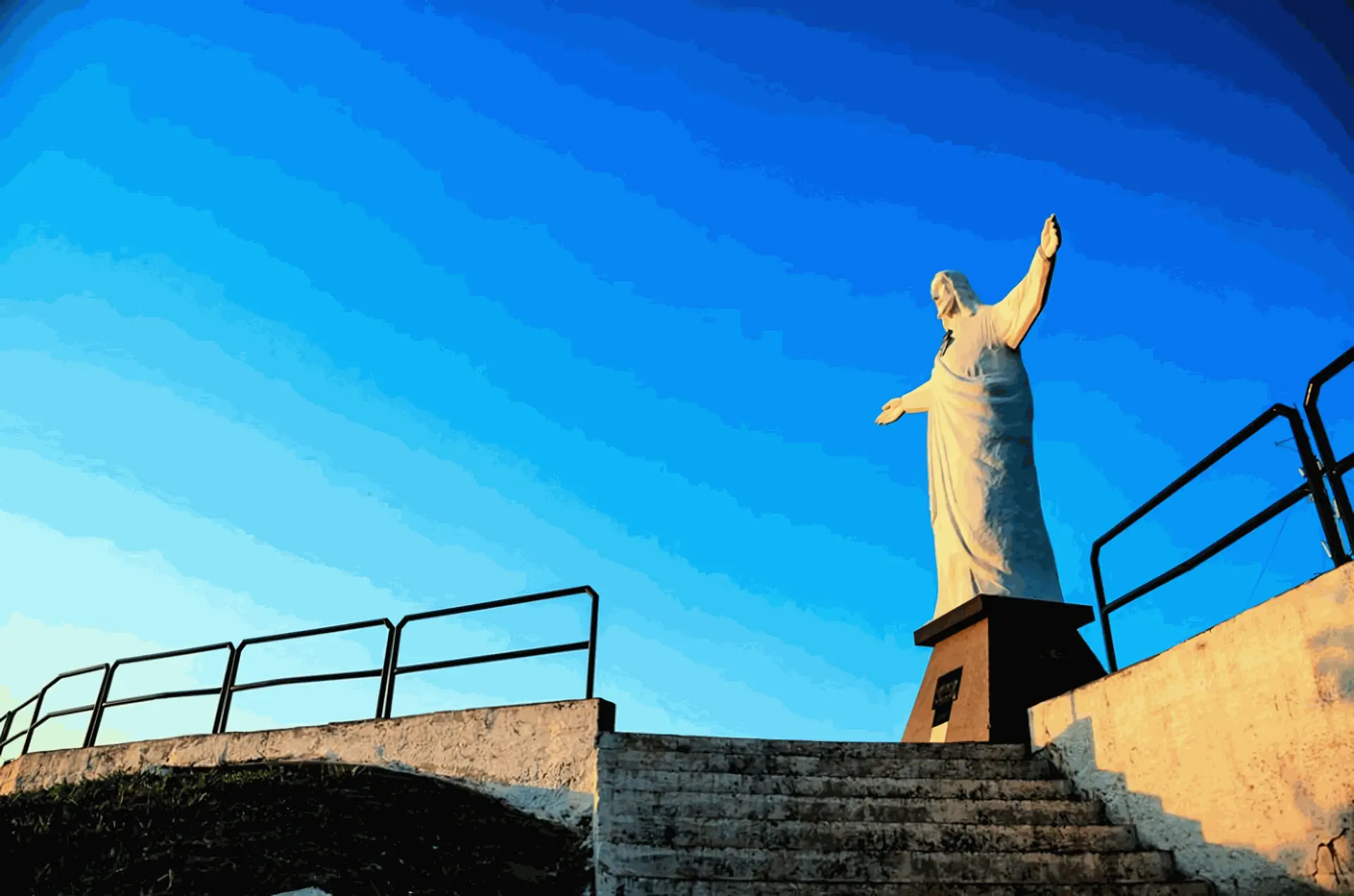 Cristo redentor de Pará de Minas em Minas Gerais Brazil