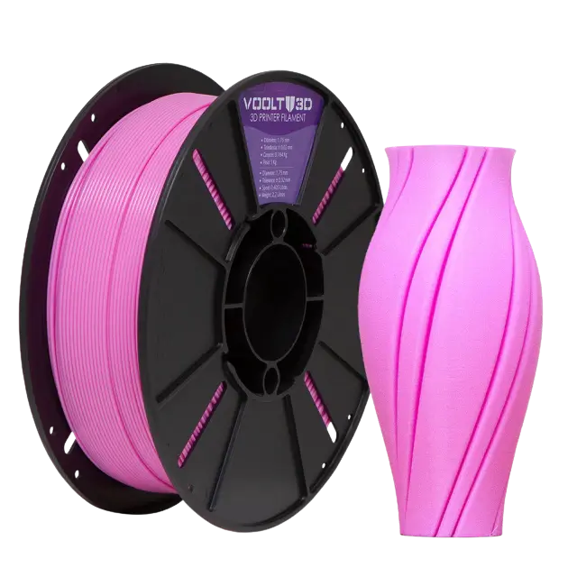 Filamento PLA Rosa Sólido-1Kg