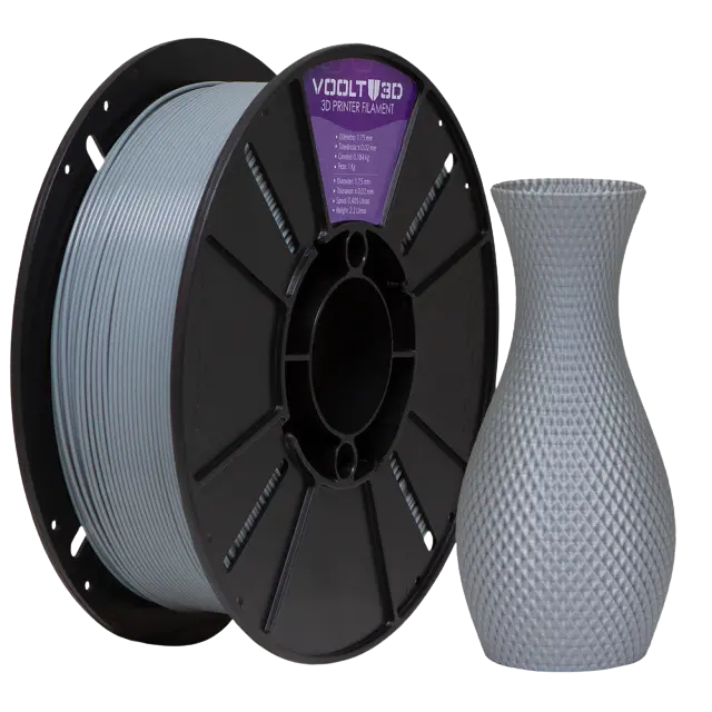 Filamento PLA Cinza Claro Sólido-1kg