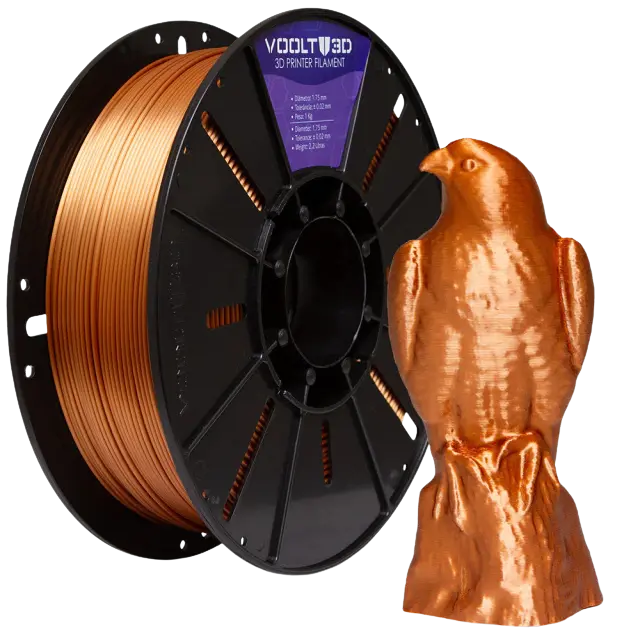 Filamento PLA Cobre V-Silk