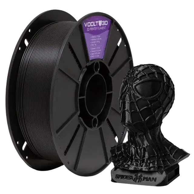 Filamento PLA Preto Sólido