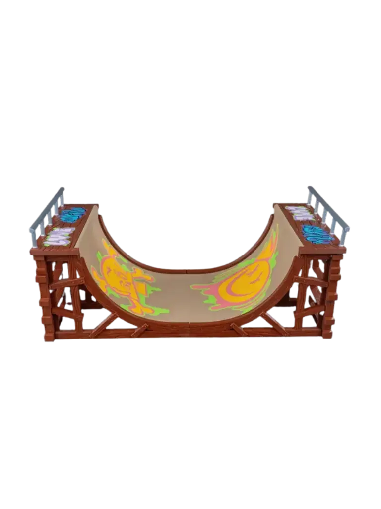 Pista Skate finger board HALFPIPE